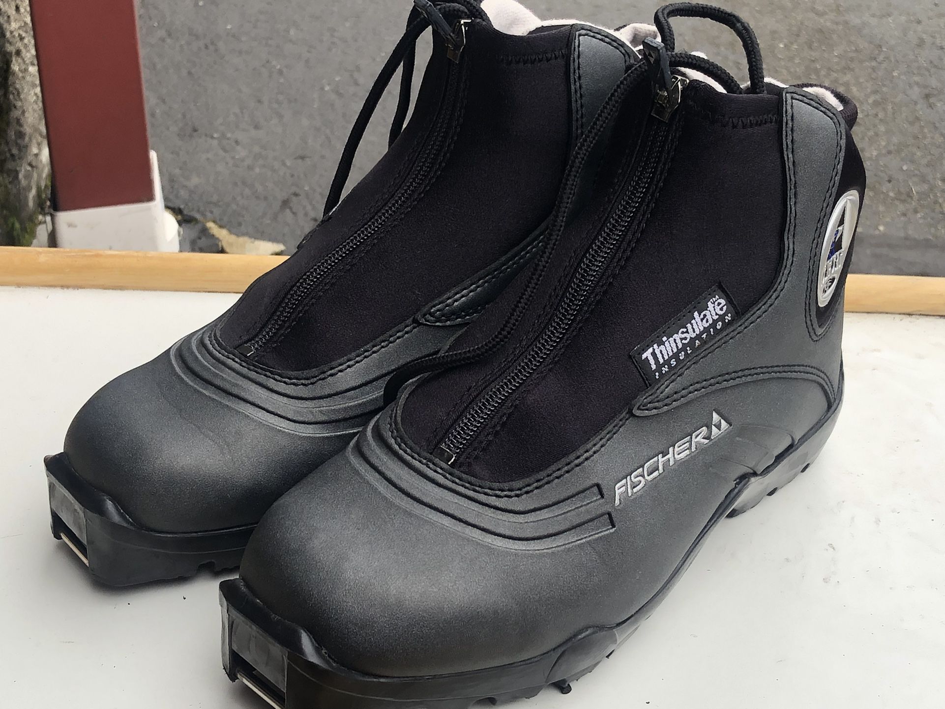 Fischer SL Comfort RF Men's Black Nordic Cross Country Ski Boots Size EU42 US9