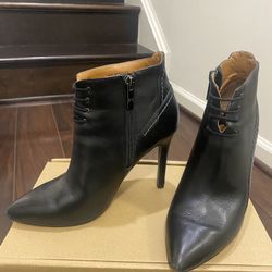 Black Heeled Ankle Boots