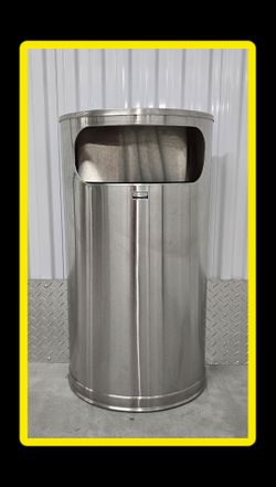 Rubbermaid Commercial Stainless Steel Trash Can – Heavy Duty