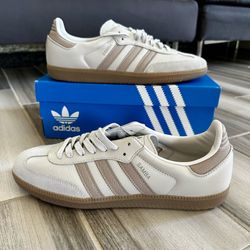 Men's adidas Originals Samba OG Shoes - Grey Vapor Grey Gum - Size 8.5