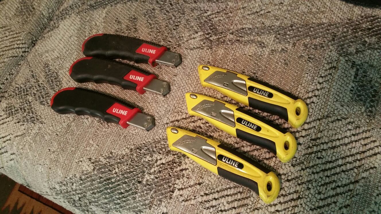 Uline box cutter, utility knife. I have a bunch of these in like new condition. $5 each.