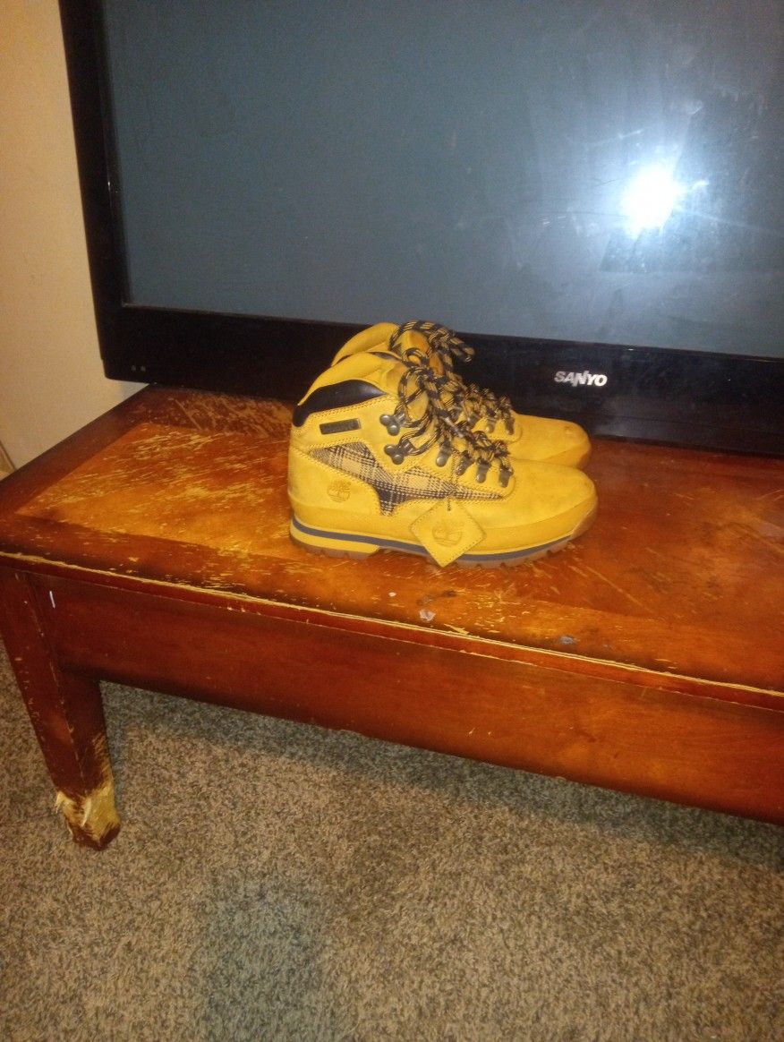 Timberland Hiker Boots Wheat Size 8 Mens
