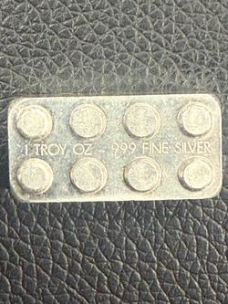 1 Troy Oz .999 Fine silver Lego Bullion Stackable