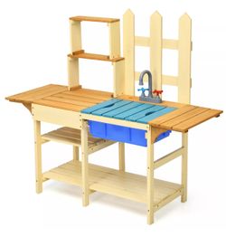 All new kids outdoor wooden play-set toy