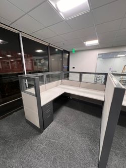 Ethospace Glass Graphite & Light Silver Any Size @ 54” tall