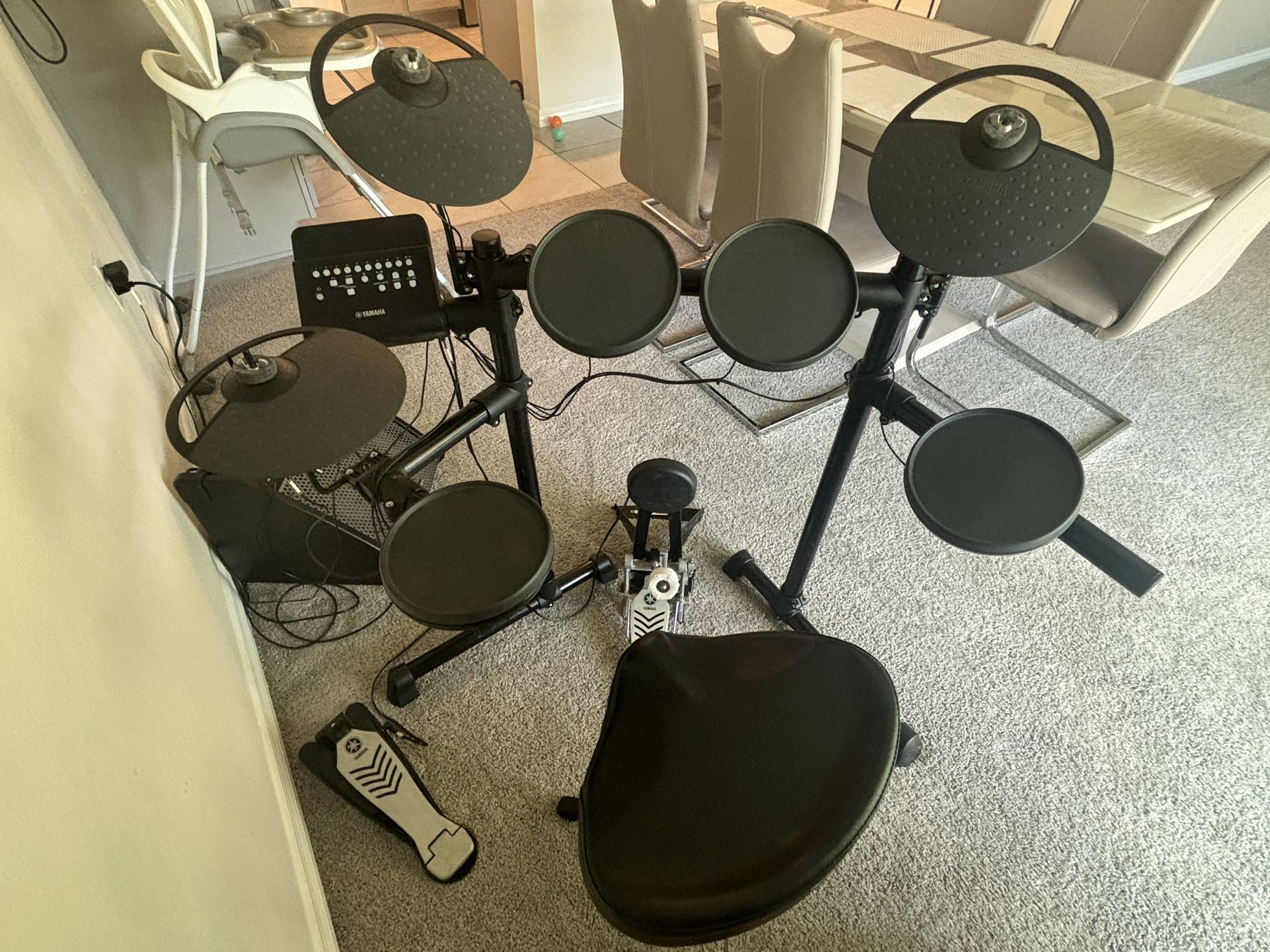 Drum Set With Amp