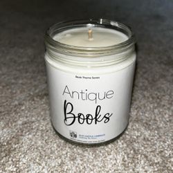 Antique Book scented candle, unused