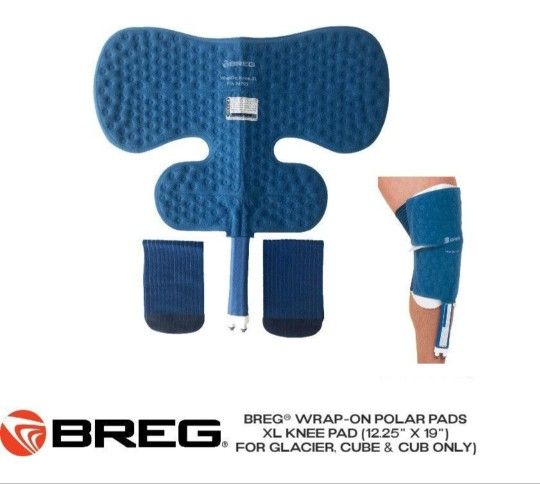 Breg® Polar Care Cube System w/ Wrap-On  XL Knee Pad Medical