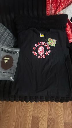 A xl Bathing Ape BAPE College Logo T-Shirt