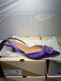 J.Adams Daisy Slingback Kitten Heel – Size 5.5