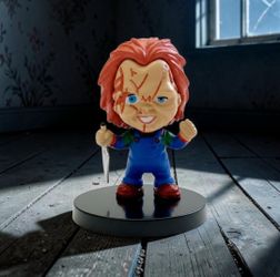 2" Chucky Doll Seed/Bride Of Chucky With Stand Detailed PVC Chibi Action Figure. Details. Manufacturer: Unbranded / Generic Height: 2 inches tall. Mat