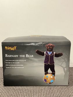 Spirit Halloween Barnaby the Bear Animatronic - New in Box