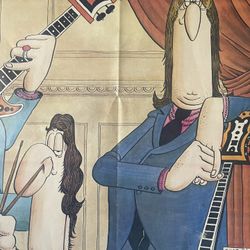 Original 1978 Mad Magazine Don Martin Beatles Poster
