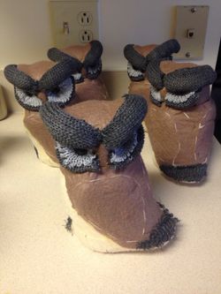 Wool owl by harvest treasures new