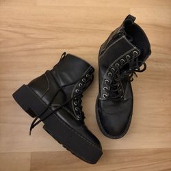 Black Platform Boots
