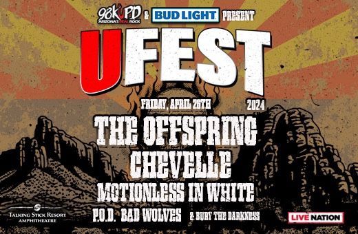 2 Tickets 98KUPD UFEST 2024 Section 204