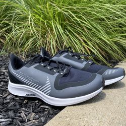 Nike Youth's Air Zoom Pegasus 36 Cool Grey-Black Shield Running Shoes 