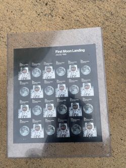 2019 USPS First Moon Landing 50th Anniversary Full Sheet of 24 Forever Stamps