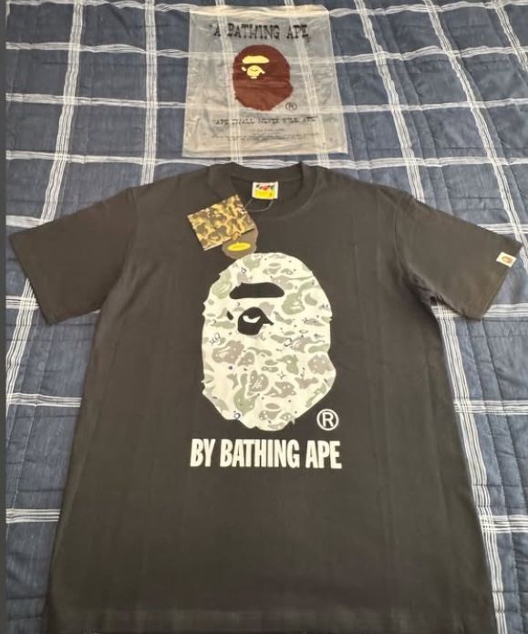 bape black and grey.