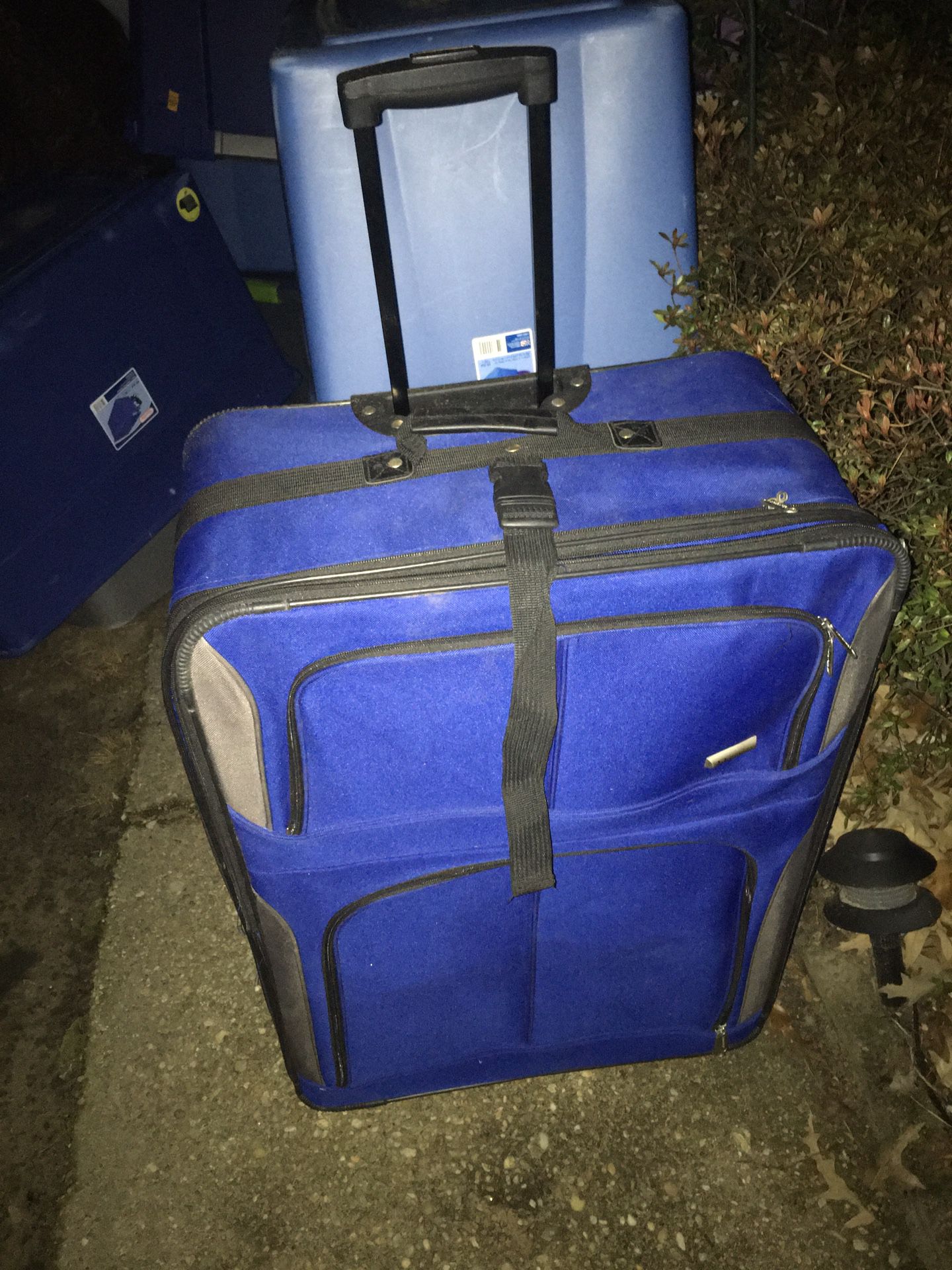 Large Luggage only $25 on wheels with handles