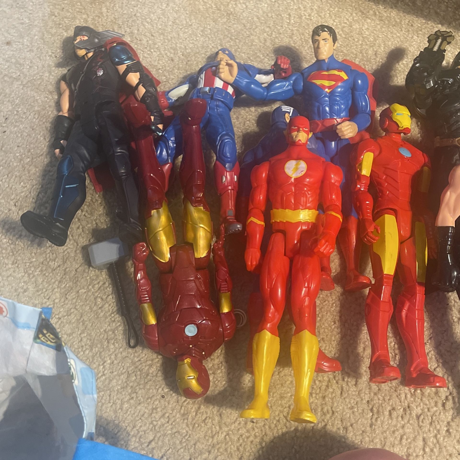 Various Action Figures About 5 Inches