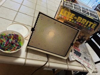 Lite Brite Toy Hasbro Vintage