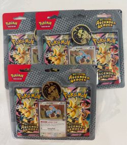 Pokemon Ascended Heroes blister packs