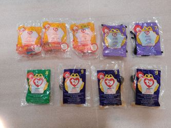McDonald's TY Beanie Babies Happy Meal Toys Lot