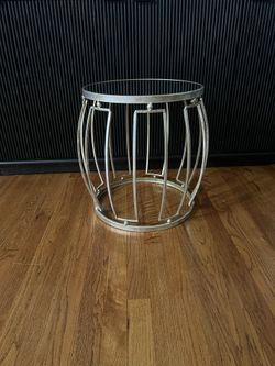 Aluminum stand with mirror $40