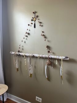 Boho Birch Branch Wall Hanging