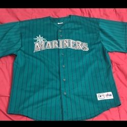 Majestic Vintage Seattle Mariners Jersey Stitched