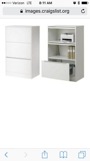 Ikea Aspvik Roll Front Computer Filing Cabinet For Sale In Pasco