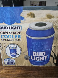 Bud Light Can Shape Cooler Speaker