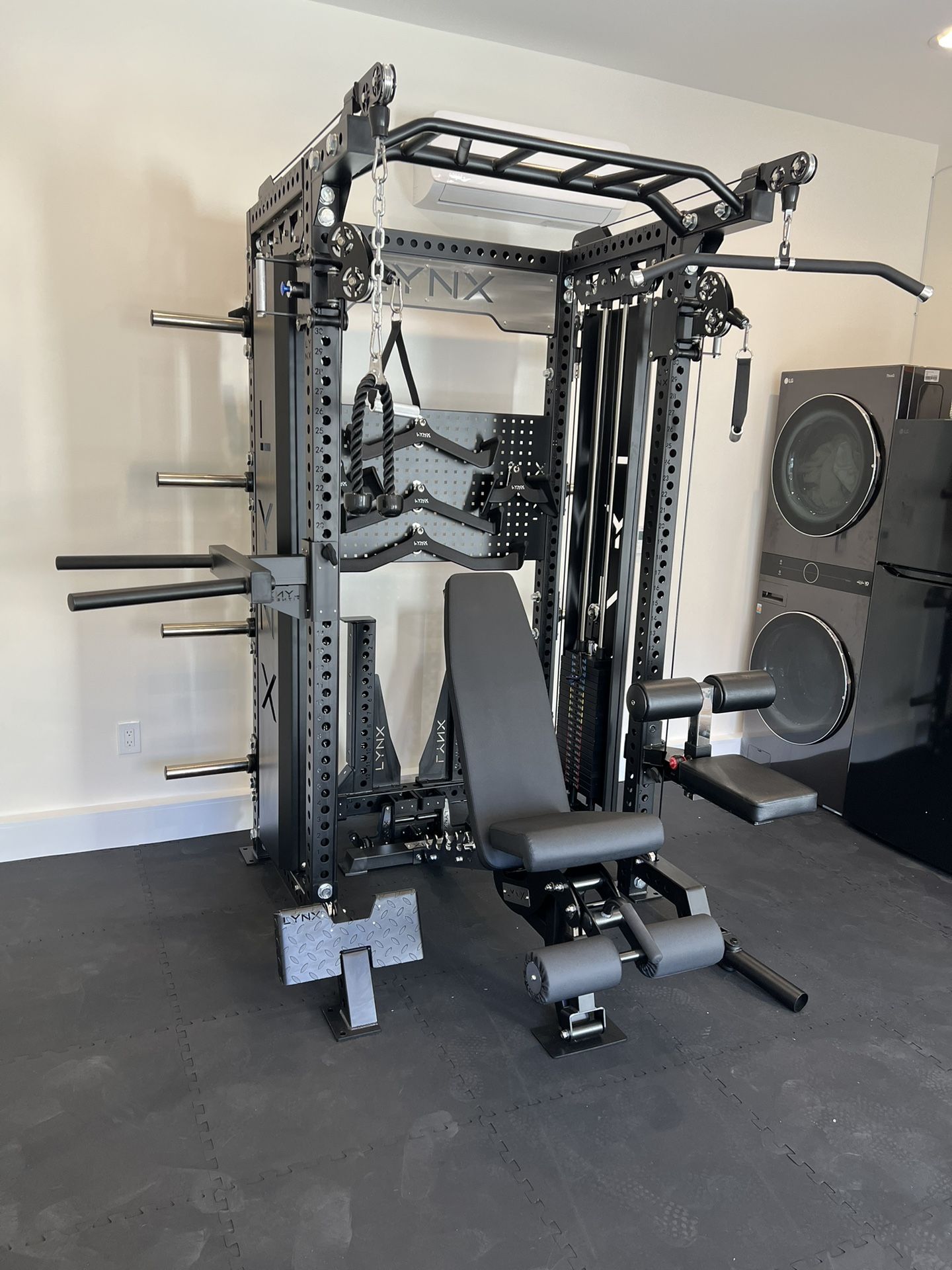 LYNX Fitness 2 in 1 PRO Series Rack🔹All In One Home Gym🔹Dual Cable Machine🔹Squat Rack