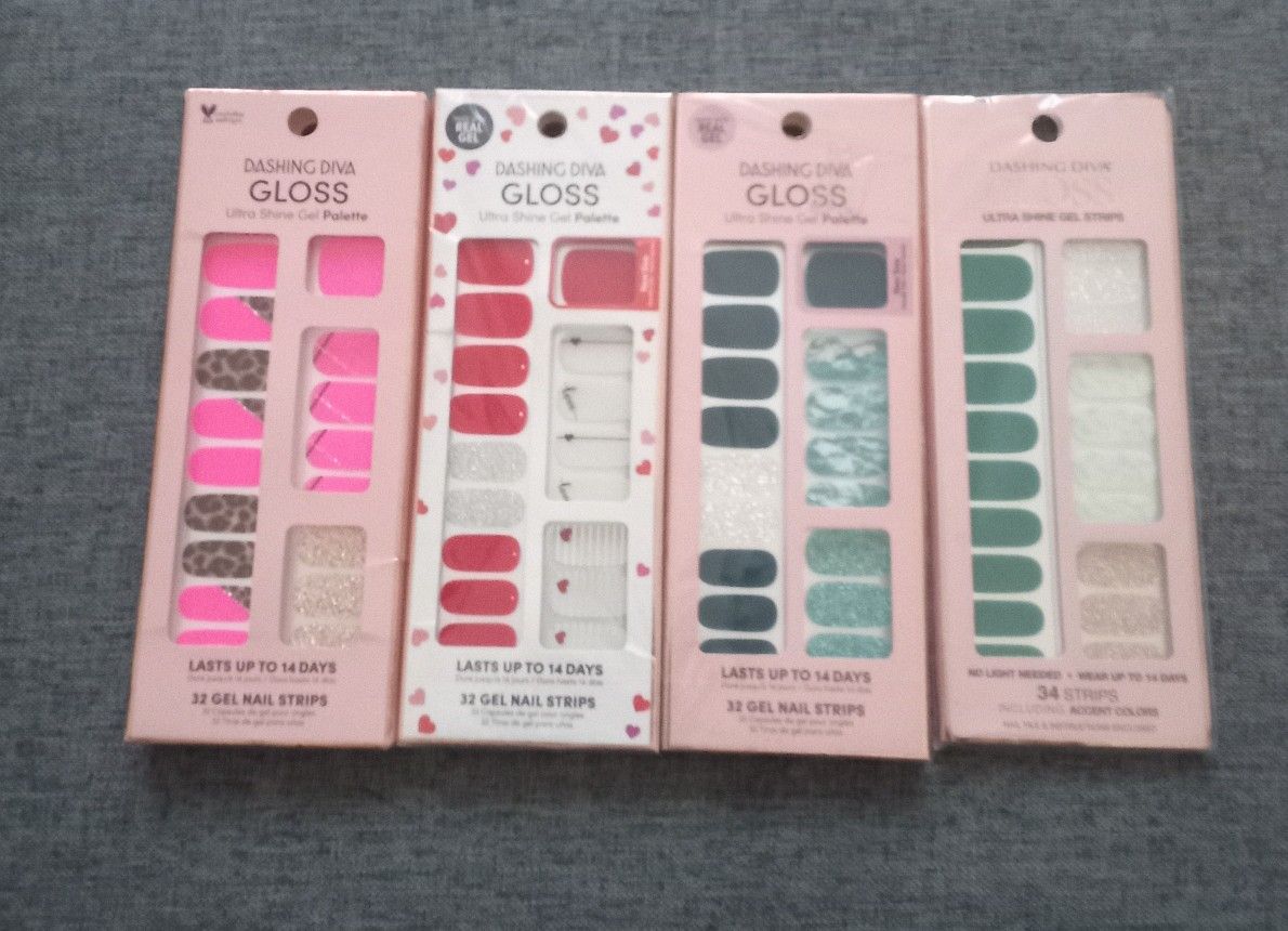 Dashing Diva Gloss Ultra Shine Gel Palette $6 ea .