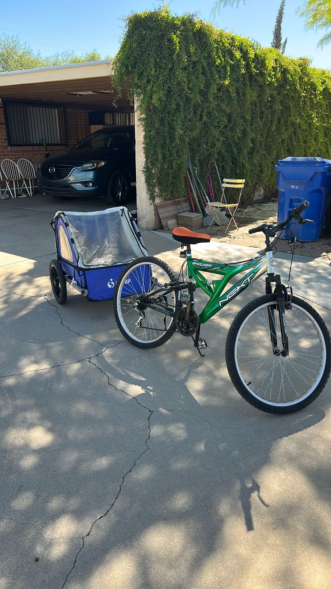 Bike And Instep Bike Trailer