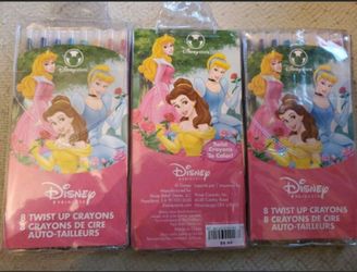 Disney Princess twist up crayons from the Disney Store - $5.00 each. New in package