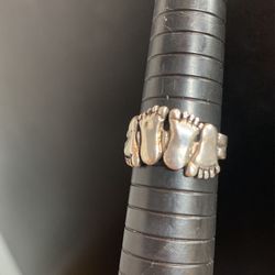 Size 9 925 Sterling Silver Ring Weighs 0.1 Oz 