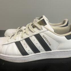 Adidas Women’s Superstar ADV White w/Black Stripe Shell Toe Shoes