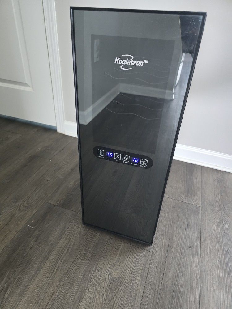 12 Bottle Wine Cooler Refrigerator Dual Zone