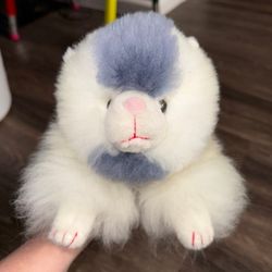 alpaca fur cat plushy