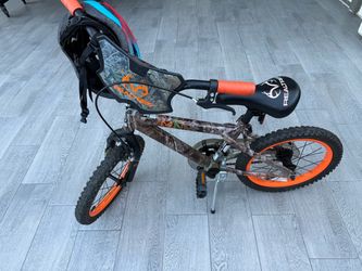 16 inch bike with helmet