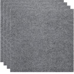 Home Carpet Tiles 12x12 Inch Non-Slip Self Adhesive Carpet Tiles, 