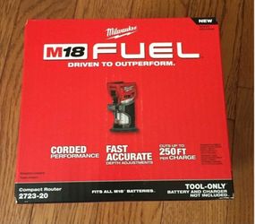 Milwaukee M18 FUEL Router.  Brand NEW.  Tool Only.   NUEVO.