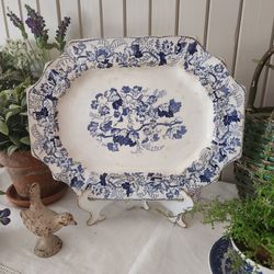 Charming Antique English Platter 