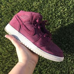 NIKE Youth Air Jordan Retro 1 Mid Bordeaux