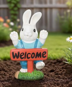 Bunny Rabbit Statue Garden Art