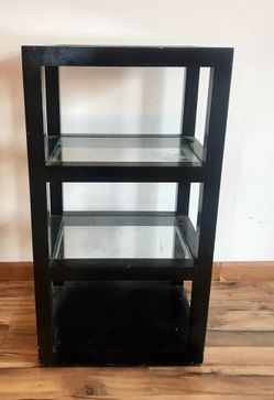 Hutton Open Shelf by Restoration Hardware in Expresso