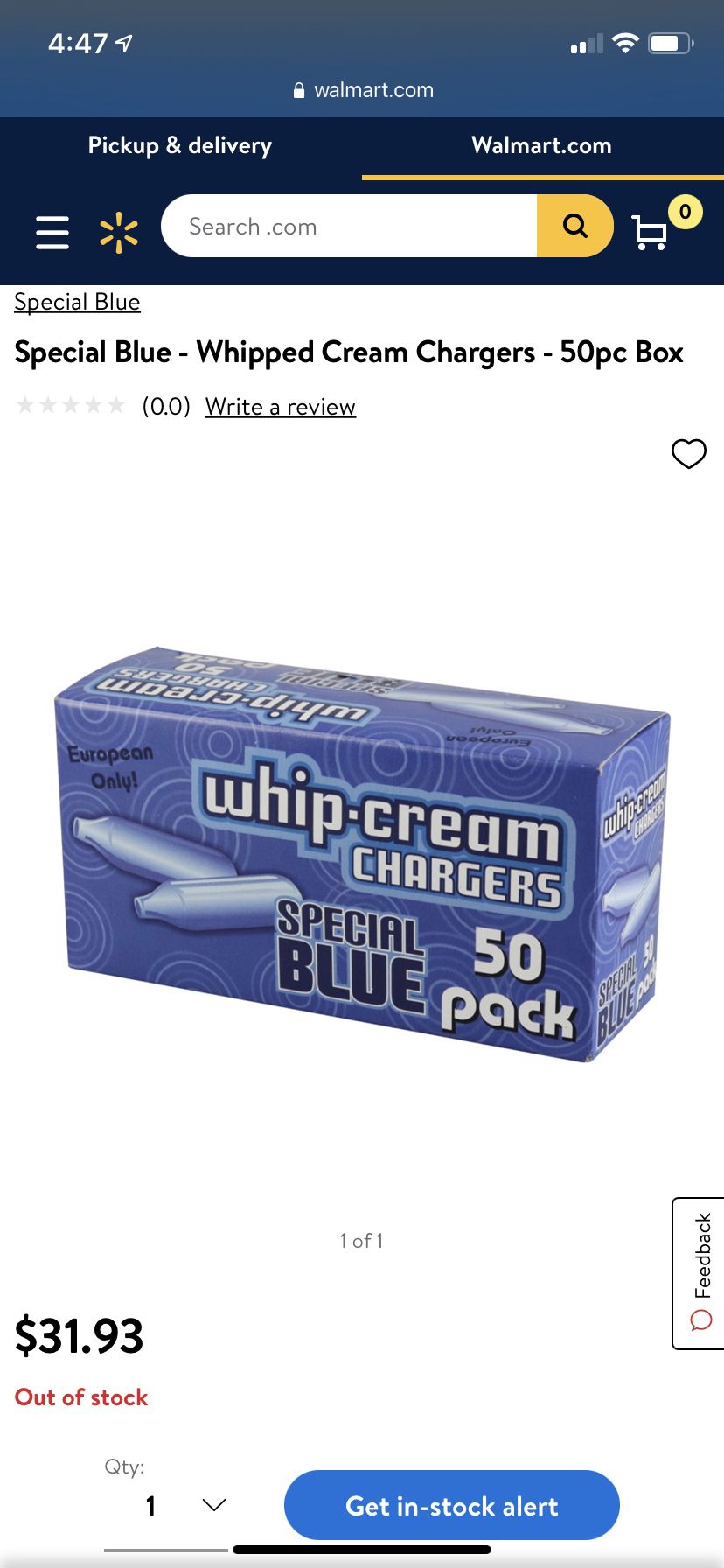 WHIP CREAM CHARGERS SPECIAL BLUE CHECK DESCRIPTION