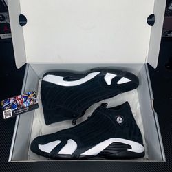 Jordan 14 Black White Size 11